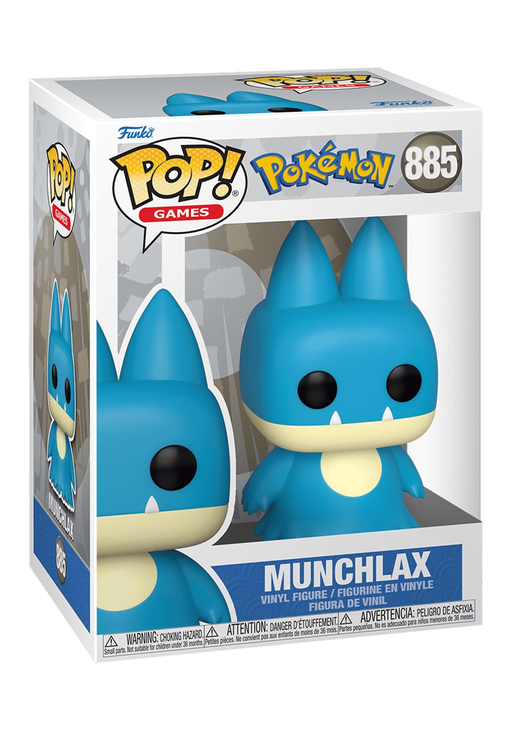 Funko Pop Pokémon Munchlax 885 - Imagem 3