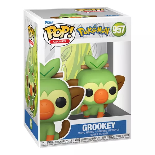 Funko Pop Pokemon Grookey 957 - Imagem 3
