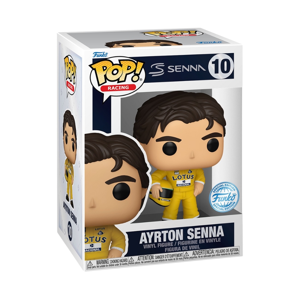 Funko Pop Ayrton Senna Racing Lotus - Imagem 4