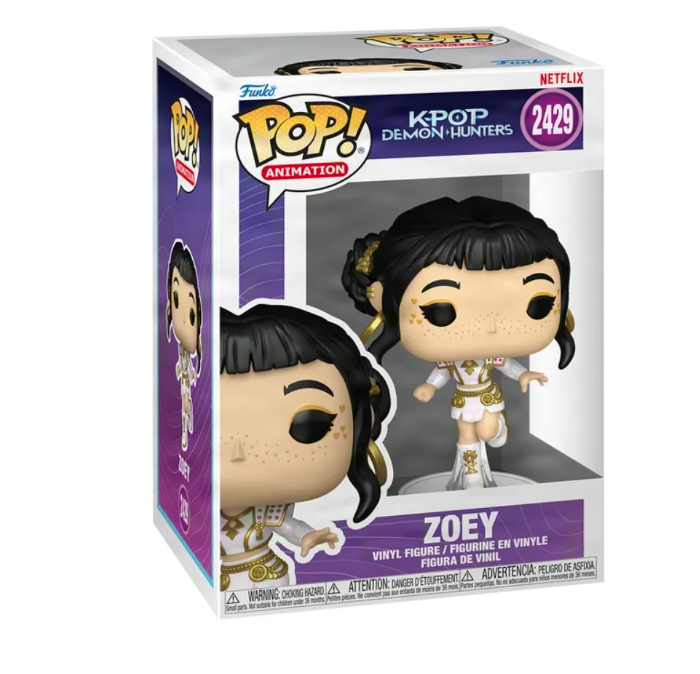 Funko Pop KPOP Demon Hunters Zoey 2429 - Imagem 3