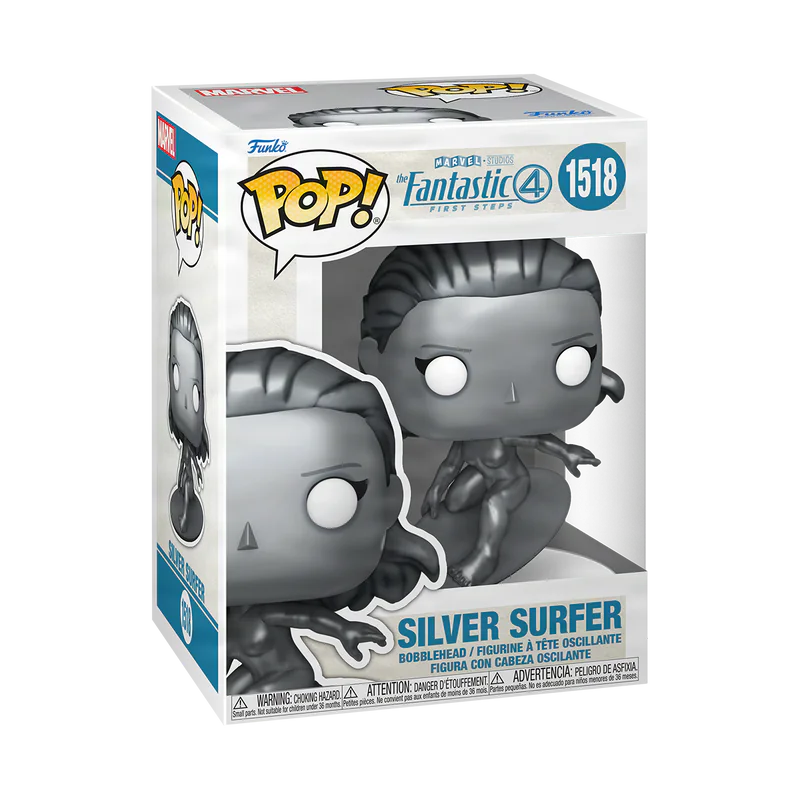 Funko Pop Marvel Fantastic Four Silver Surfer 1518 - Imagem 2