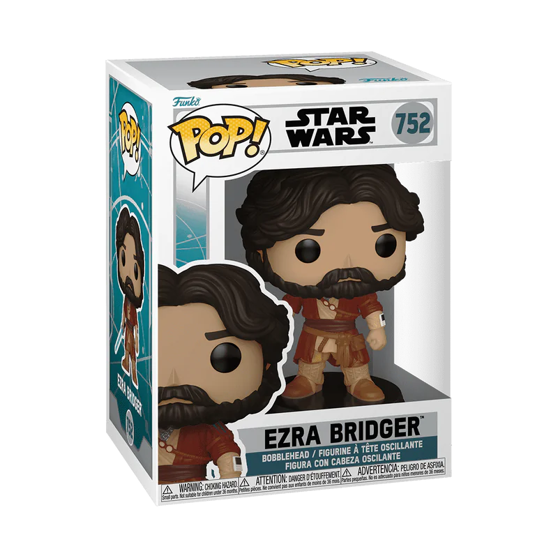 Funko Pop Star Wars Ezra Bridger with Lightsaber 752 - Imagem 3